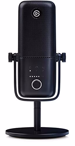 Elgato Wave Microfono Usb A Condensatore Per Streaming, Nero, 4 x 6.6 x 15.3 Cm