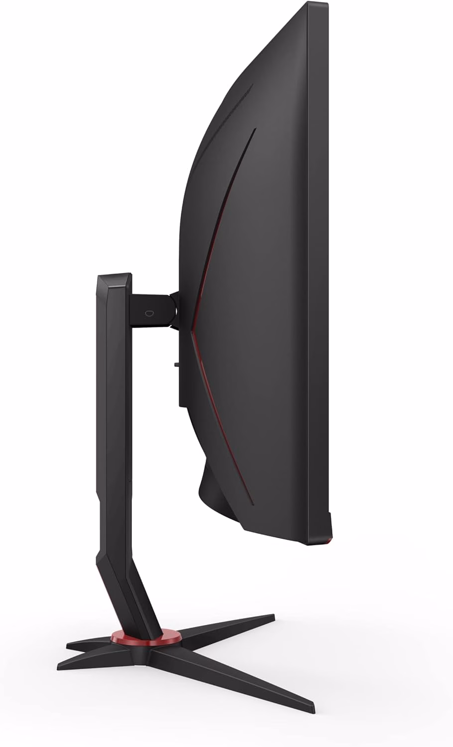 AOC Monitor Italia CU34G2/BK Monitor Gaming Curvo da 34", WQHD 3440 x 1440 a 100 Hz, HDMI, DisplayPort, FreeSync, Tempo di Risposta 1 ms, Nero/Rosso