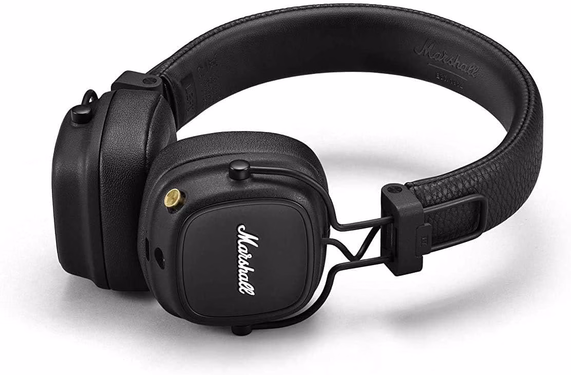Marshall Major IV - Cuffia On-Ear Bluetooth Pieghevole, Nero