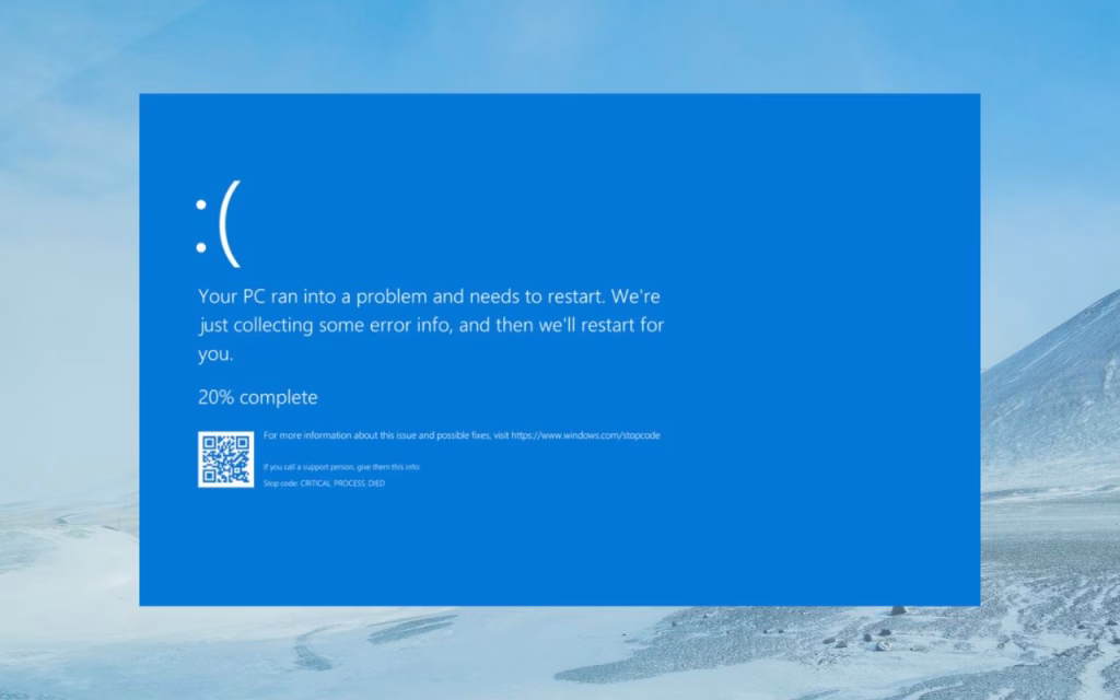 Schermo blu Windows: cos'è il BSOD e cosa fare